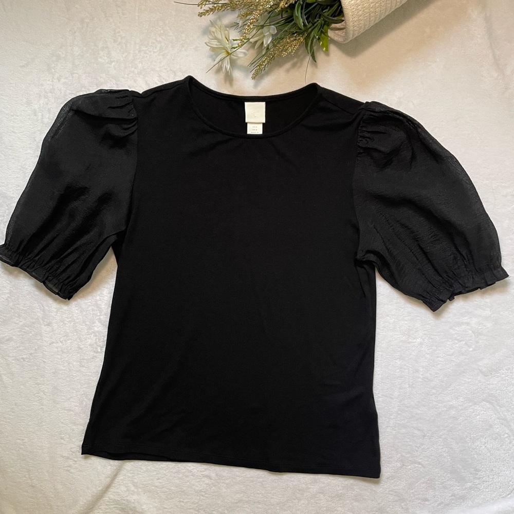 H&M Puff Sleeved Top